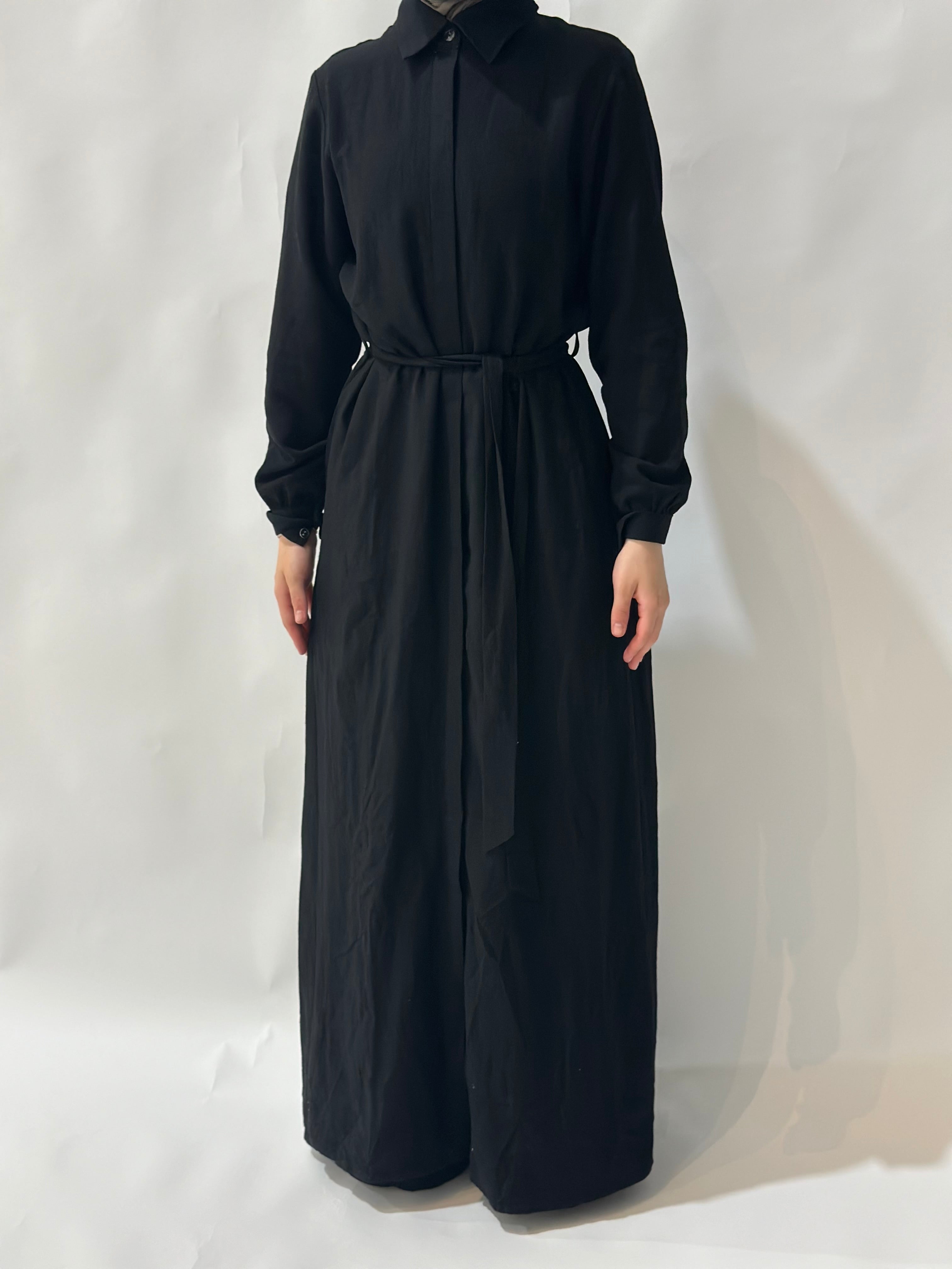 alma mesh shirt dress Black Archive Mesh Embellished Embroidered Sheer Shirt Dress