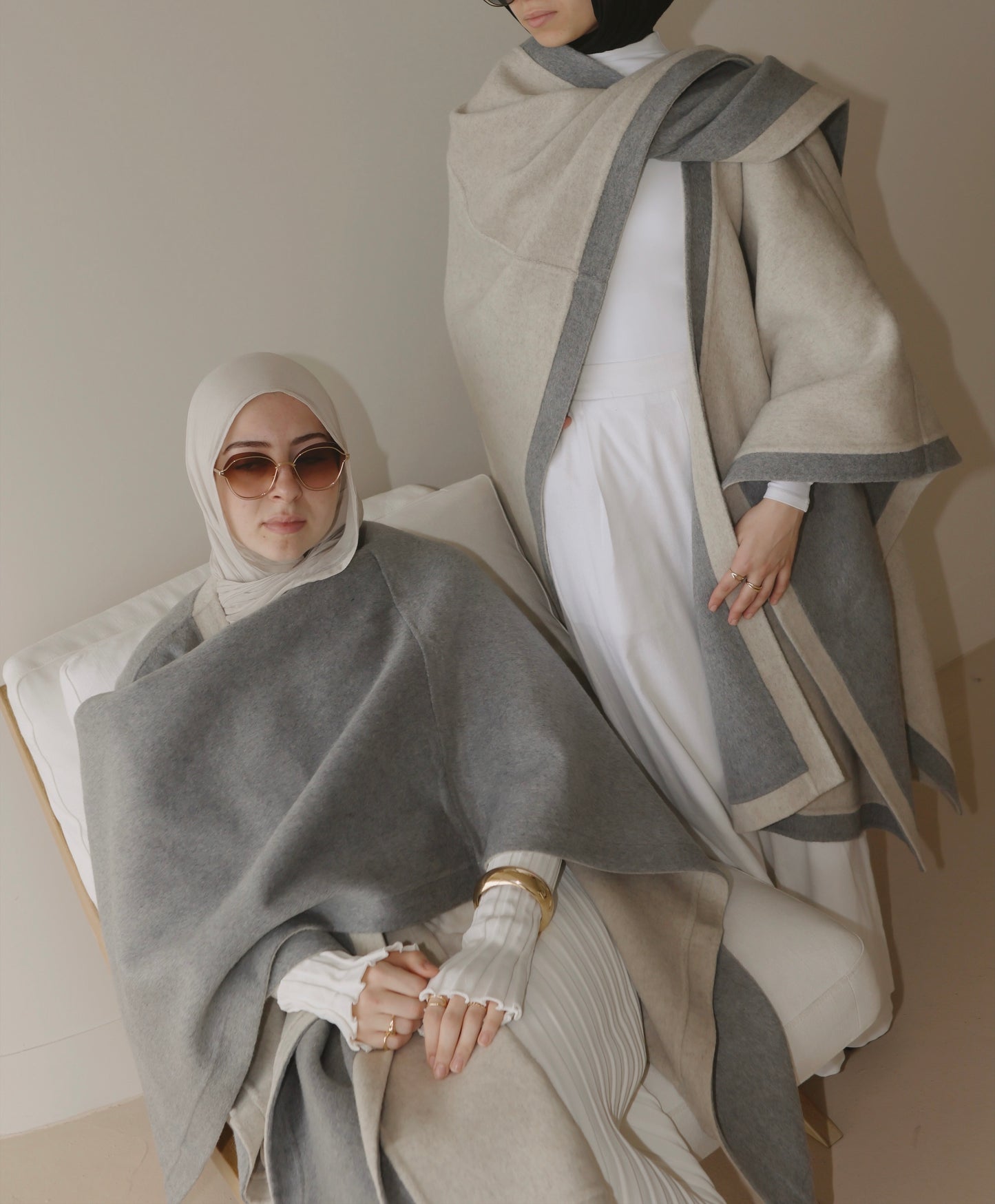 Revaa Shawl Grey Pallete