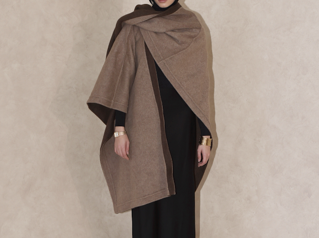Revaa Shawl - Dual brown