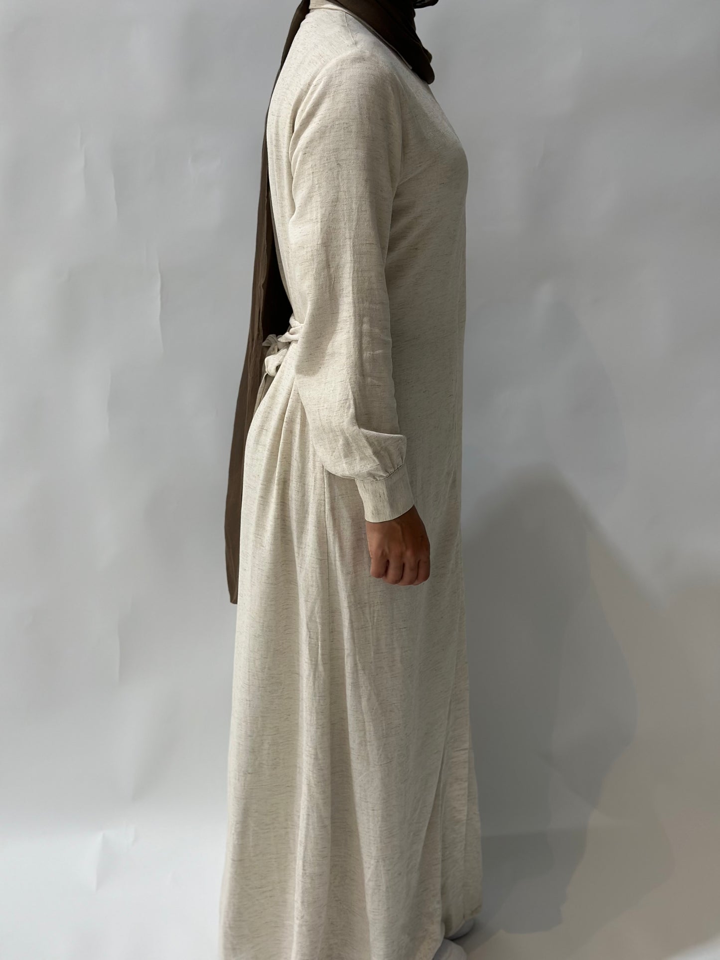 Alma Everyday Shirt Dress - Beige