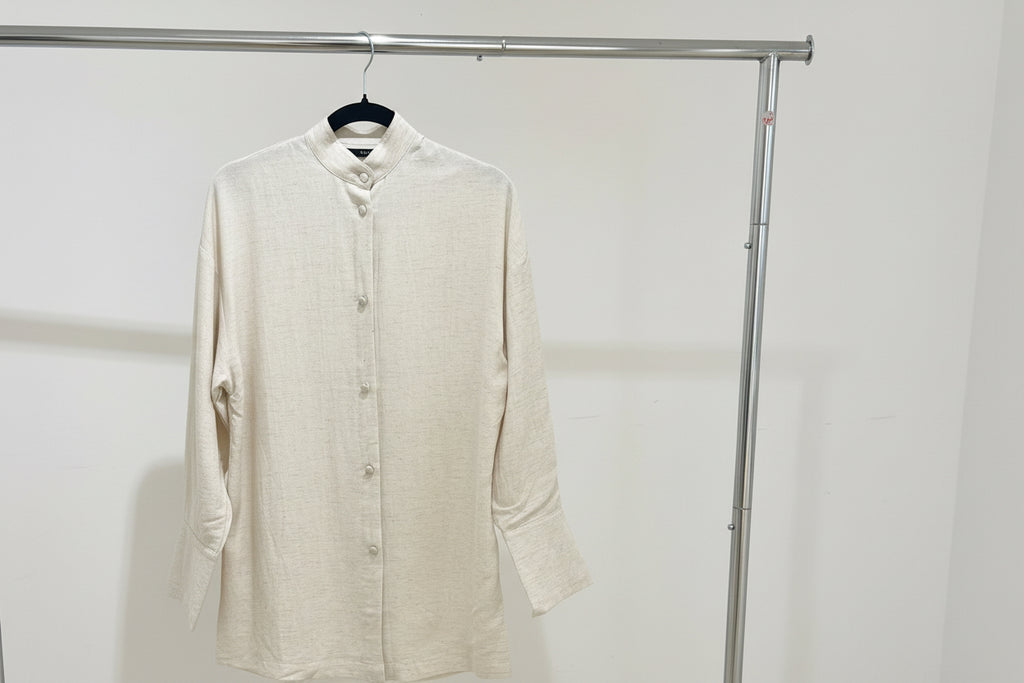 Sienna Pants Set - Beige (Pants + Shirt)
