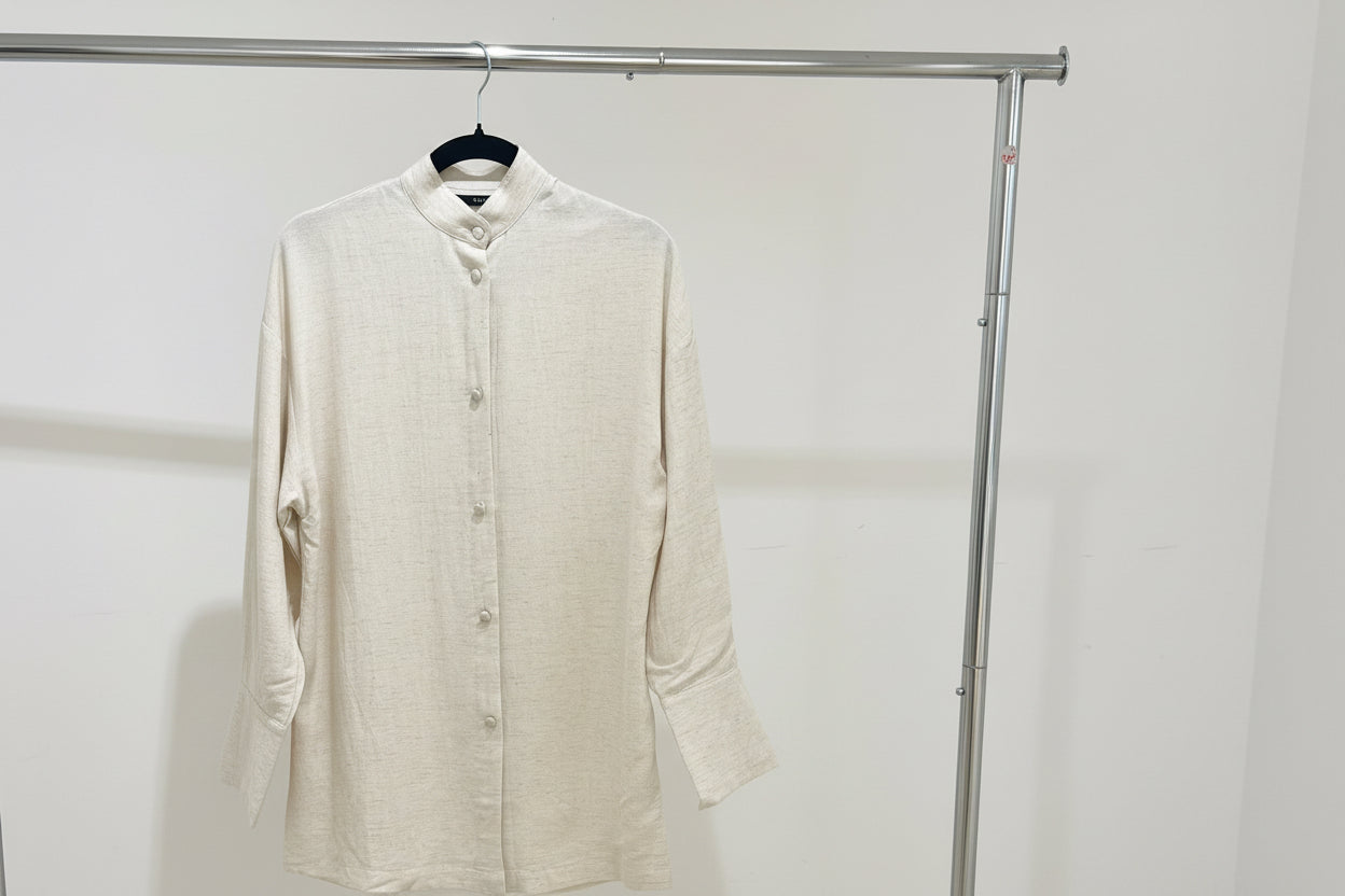 Sienna Pants Set - Beige (Pants + Shirt)