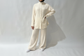 Sienna Pants Set - Beige (Pants + Shirt)