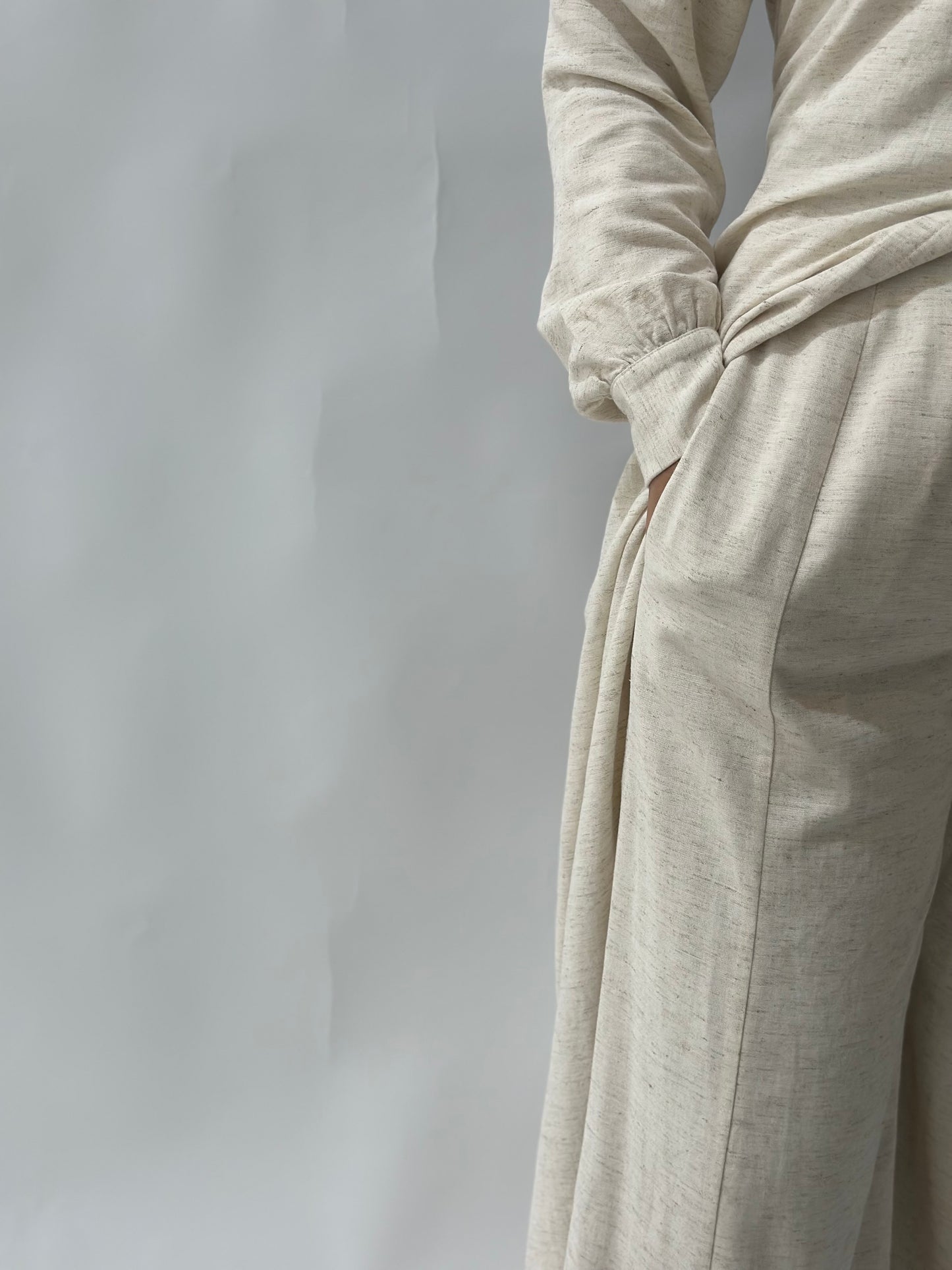 Alma Tailored Pants - Beige