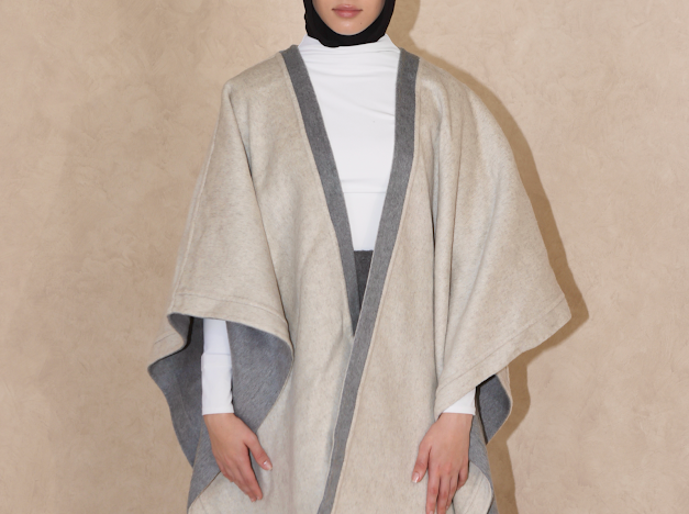 Revaa Shawl - Dual Grey